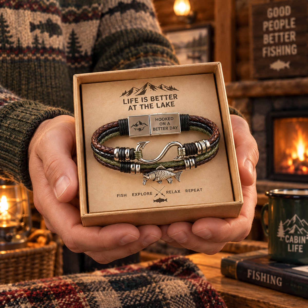 Lakeside Adventure Fishing Bracelet